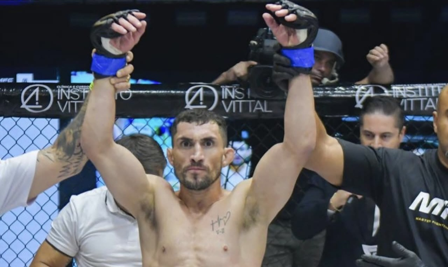 Atleta de Ronda Alta vence luta de MMA em Canoas