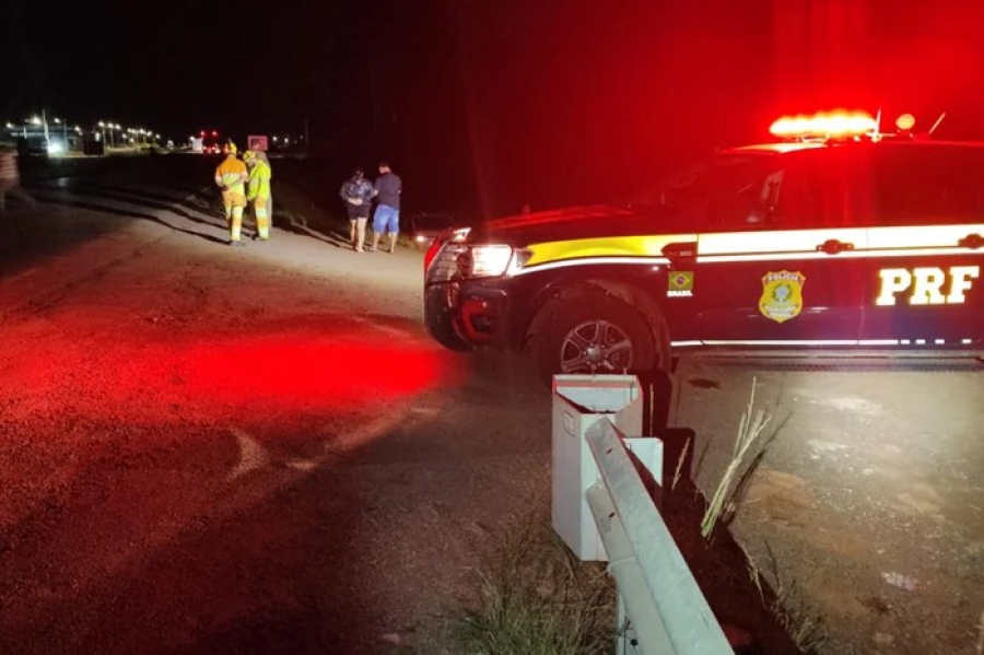 Casal morre e duas pessoas ficam feridas em acidente na BR-386, em Tio Hugo